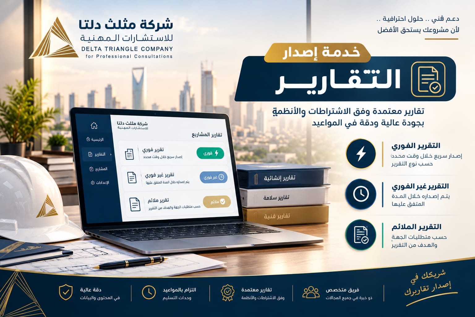 خدمة إصدار التقارير